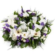 Purple &amp; White Wreath