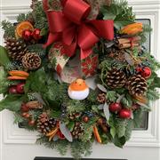 Traditional Christmas wreaths
